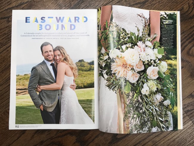 Our Fisher’s Island Wedding Featured in Martha Stewart Magazine